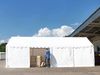 Stabiles Lagerzelt 4x6 m Unterstand mit Bodenrahmen und Dachverstärkung PVC Plane 800 N grau 100% wasserdicht Zelthalle Weidezelt Bild 4