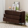 UEV Kommode schmal Sideboard für Wohnzimmer Schlafzimmer Flur (Packung, Aufbewahrungsschrank), Kippsicherung, Aufbewahrungskommode, TV Board Schubladenschrank Buffet Bild 3