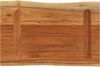 vidaXL Tischplatte 60x40x3,8 cm Rechteckig Massivholz Akazie Baumkante 370632 Bild 5
