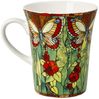 Goebel Tasse Tiffany, Porzellan, mit Echtgoldauflage, Mehrfarbig, Schmetterlinge, H: 11.5cm Bild 3