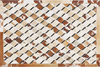 Teppich Kuhfell braun 140x200 cm Patchwork Kurzflor SERINOVA Bild 5