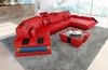 Leder Couch Apollonia C - Kunstleder - rot-schwarz - Rechts Bild 3