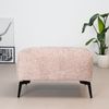 Bronx71 Chenille Hocker Vegas rechteckig rosa Bild 2