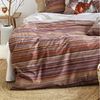Irisette Zobel Flausch Cotton Bettwäsche 135x200 Lama Strickoptik rot orange 8556-60 Bild 3
