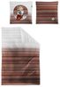 Irisette Zobel Flausch Cotton Bettwäsche 135x200 Lama Strickoptik rot orange 8556-60 Bild 4