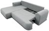 Ecksofa Schlafsofa ANIKE Stoff Now or Never Altrosa Ottomane Links Bild 3