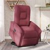 vidaXL Relaxsessel mit Aufstehhilfe Weinrot Stoff 3303257 Bild 2