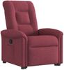 vidaXL Relaxsessel mit Aufstehhilfe Weinrot Stoff 3303257 Bild 3