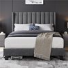 Yaheetech Polsterbett, Doppelbett Familienbett Bettgestell mit Lattenrost, 140 x 200 cm Bild 3