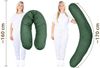 Amilian Stillkissen XXL 170 cm Schwangerschaftskissen Seitenschläferkissen U-Form, Set, inkl. Stillkissenbezug, Hohlfaser, waschbarer Bezug, für Stillzeit Bild 3