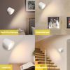 ZMH 2er Set Wandleuchte Metallkäfig Innen, Dimmbar Modern 360° Verstellbar Metall Deckenleuchte Design Feige Weiß Bild 5