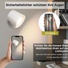 ZMH 2er Set Wandleuchte Metallkäfig Innen, Dimmbar Modern 360° Verstellbar Metall Deckenleuchte Design Feige Weiß Bild 3