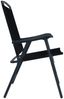 vidaXL Klappbare Gartenstühle 2 Stk. Textilene Schwarz 47923 Bild 4
