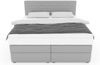99rooms Palermo Boxspringbett Kunstleder MADRYT Beton 160x200 cm Taschen-Federung Bild 2