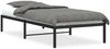 vidaXL Bettgestell Metall Schwarz 90x190 cm 373647 Bild 2
