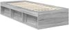 vidaXL Bettrahmen Graues Sonoma 75 x 190 cm Massives Kiefernholz 3409820 Bild 5