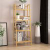 Casaria Standregal mit 4 Ebenen, Bambus natur, 48 x 32 x 123 cm Bild 2
