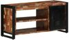 vidaXL Schuhbank Mehrfarbig 100 x 40 x 50 cm Massivholz Altholz 4013602 Bild 2