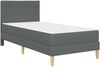vidaXL Bettrahmen Dunkelgrau 100 x 200 cm Polyester 3414940 Bild 3