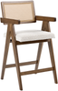 Set mit 2 Barstühlen AVA Holz Braun Hellbeige Bild 5