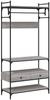 vidaXL Kleiderständer mit Schubladen Grau Sonoma 89x39x184,5 cm 838956 Bild 2