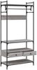 vidaXL Kleiderständer mit Schubladen Grau Sonoma 89x39x184,5 cm 838956 Bild 5