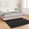 vidaXL Teppich aus Kunstschaffell TAFALLA Schwarz 160 x 160 cm 42021576 Bild 4