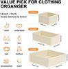 Homsorout 12tlg Schrank Organizer Schubladen Organizer Aufbewahrungsbox Bild 2