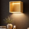 LED Wandleuchte, Down Strahler, gold, L 25 cm Bild 4