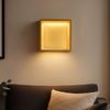 LED Wandleuchte, Down Strahler, gold, L 25 cm Bild 2