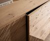 Lowboard Tereos 220 cm Eiche Natur 3D Effekt 4 Türen Fuß Schwebeoptik Acrylglas Bild 4