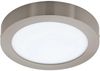 Eglo 33318 LED Aufbauleuchte Crosslink FUEVA-C nickel-matt H:4cm Ø:22. 5cm dimmbar 2700-6500K mit Connect Funktion Bild 2
