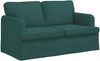 vidaXL Sofa Set 2 pcs Dunkelgrün 144 x 80 x 85 cm Stoff 3407519 Bild 5
