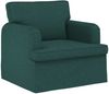 vidaXL Sofa Set 2 pcs Dunkelgrün 144 x 80 x 85 cm Stoff 3407519 Bild 4