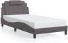 vidaXL Bettgestell "Viana" mit LED ohne Matratze Grau 100x200 cm 3214004 Bild 5