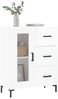 vidaXL Sideboard Hochglanz-Weiß 69,5x34x90 cm Holzwerkstoff 828046 Bild 3