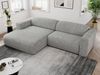 Ecksofa PASADENA, freistehendes Ecksofa, breite Armlehnen, Federsitz - links - Hellgrau Stoff Bild 3