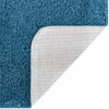 vidaXL Rutschfeste Badematte mit Toilettenausschnitt Blau 50 x 50 cm 4019823 Bild 4