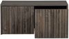 Lowboard New Gravure aus Eschenholz, skandinavischer Stil, Espresso braun, 88 cm breit Bild 4