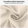 Duschvorhang 80x180cm Beige Antischimmel Textil Polyester Badezimmer Bild 4