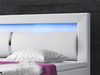 Boxspringbett Milano 180x200 cm Kunstleder Weiß Bild 3