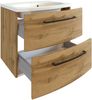Waschtisch-Set >Manchester< (B/H/T: 60x54x45 cm) in wotaneiche aus MDF Bild 3