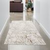 Carpetia Teppich Moderner Designerteppich mit glänzenden Ästen abstrakt creme, rechteckig, Höhe: 8 mm Bild 2