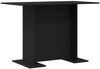 vidaXL Esstisch Schwarz Eichen-Optik 110 x 60 x 75 cm Holzwerkstoff 863166 Bild 2