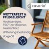 Casaria 4er Set Gartenstuhl Sydney FSC®-zertifiziertes Akazienholz Bild 5