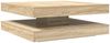 vidaXL Couchtisch 360-Grad Drehbar Sonoma-Eiche 90x90x34,5 cm 3321353 Bild 2
