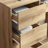 vidaXL Schreibtisch Artisan-Eiche 90 x 37,5 x 75 cm Holzwerkstoff 869497 Bild 4