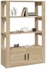 vidaXL Sideboard Sonoma-Eiche 80x30x119,5 cm Holzwerkstoff 819471 Bild 4