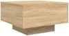 vidaXL Couchtisch mit LED-Leuchten Sonoma-Eiche 55x55x31 cm 836576 Bild 3