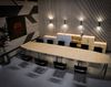 Rheinland Möbel Konferenztisch KONTI 520x130 cm – ovaler Besprechungstisch in Buche mit graphitfarbenen Rundrohrfüßen & 2 Kabelauslässen, erweiterbarer Meetingtisch für 16–18 Personen, moderner XXL-Tisch fürs Büro Bild 4